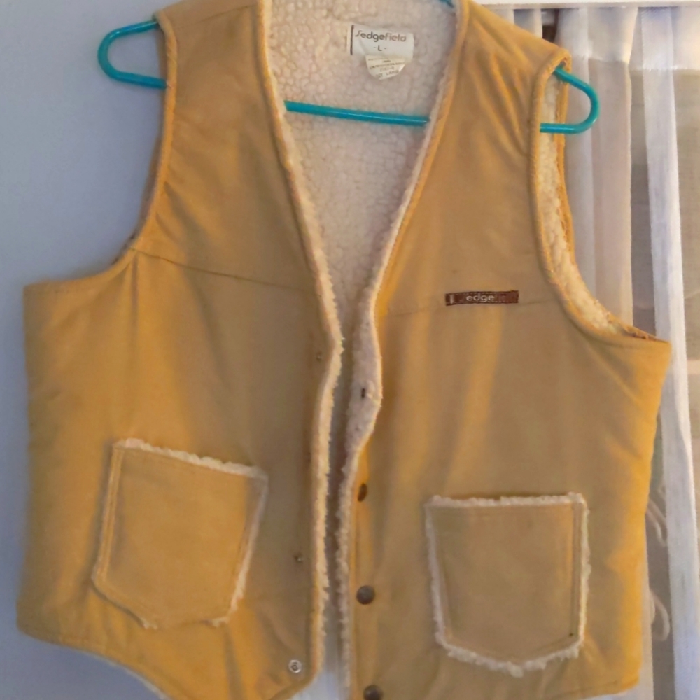 Vintage Sherpa lined vest Sedgefield